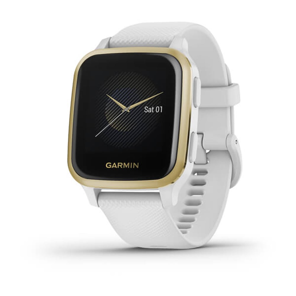 Garmin 010-02427-11 Smartwatch Venu Sq, NFC, White/Light Gold
