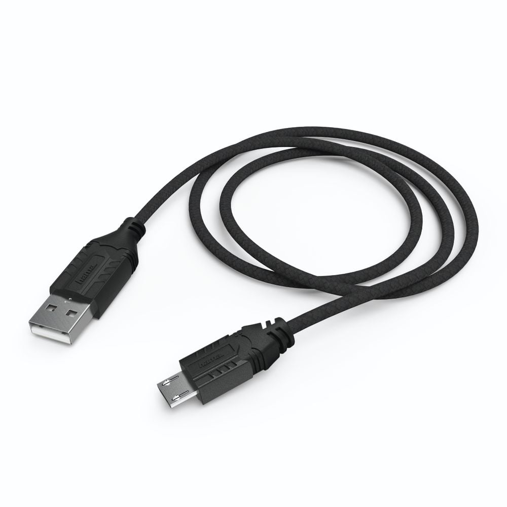 Hama 54472 Basic Controller Charging Cable 1.5M Black For PS4