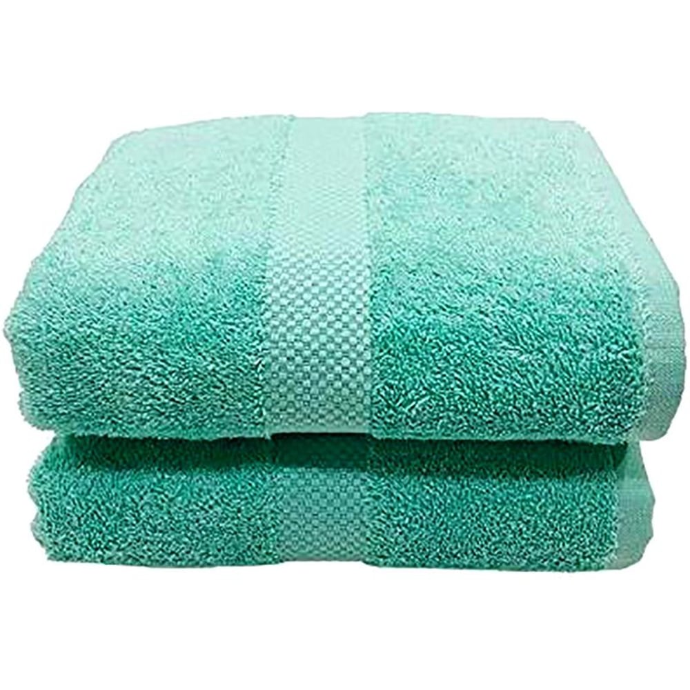 High Quality Cotton Green Set of 2 Bath Towel 70*140 cm High Quality Cotton Green Set of 2 Bath Towel 70*140 cm