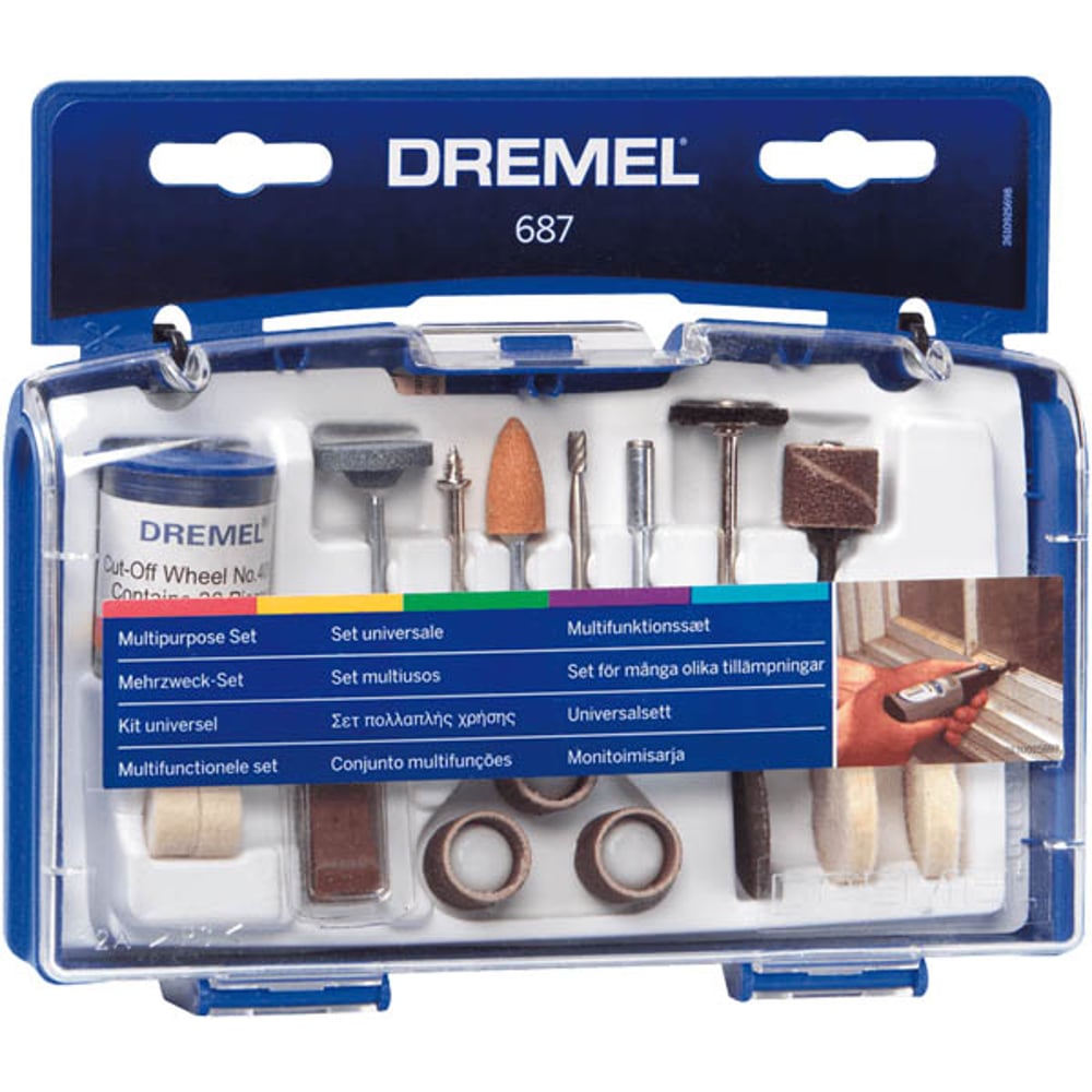 Dremel 26150687JA Power Tool Accessories Set 52PCS