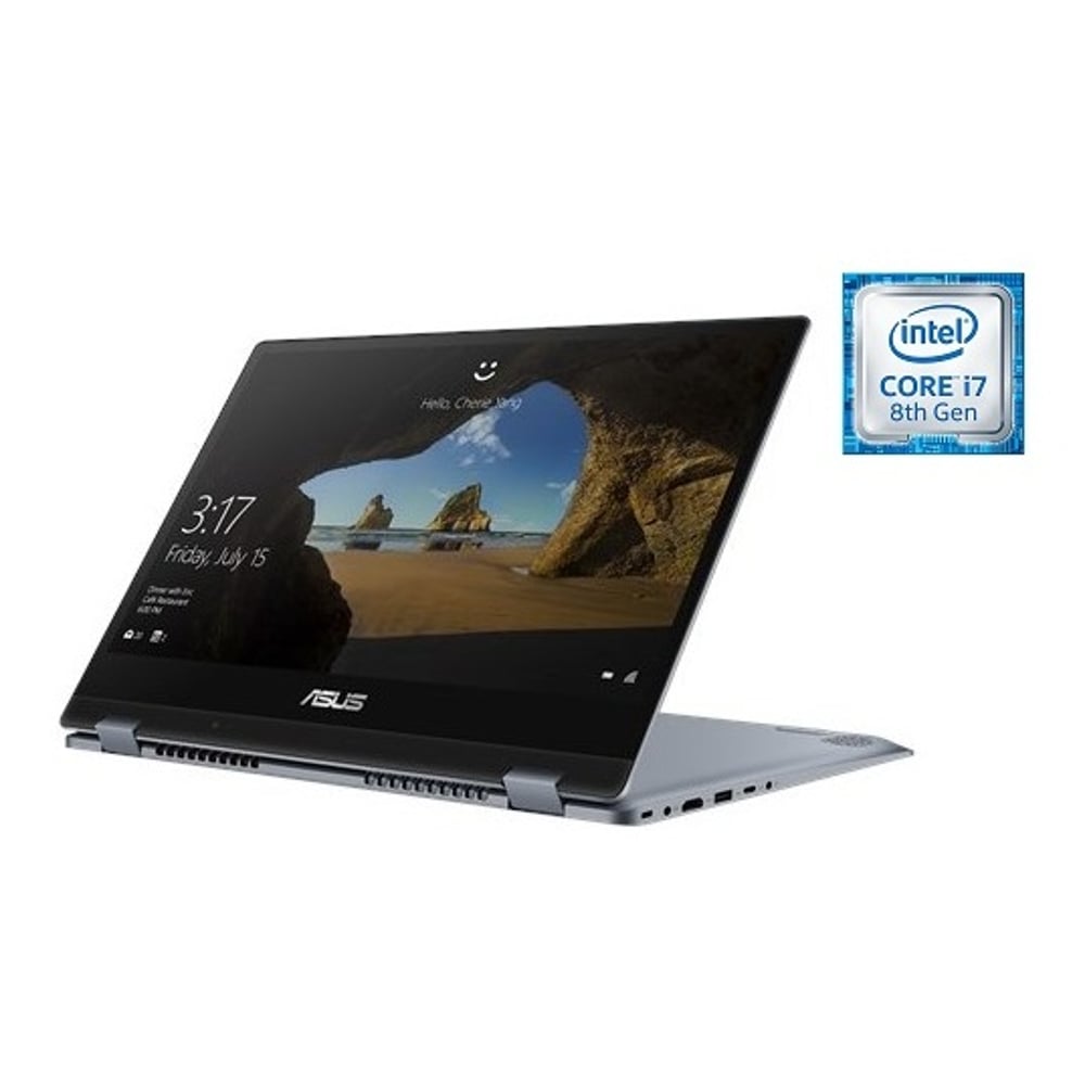 Asus VivoBook Flip 14 TP412UA-EC114TS Laptop - Core i7 1.8GHz 8GB 256GB Shared Win10 14inch FHD Grey