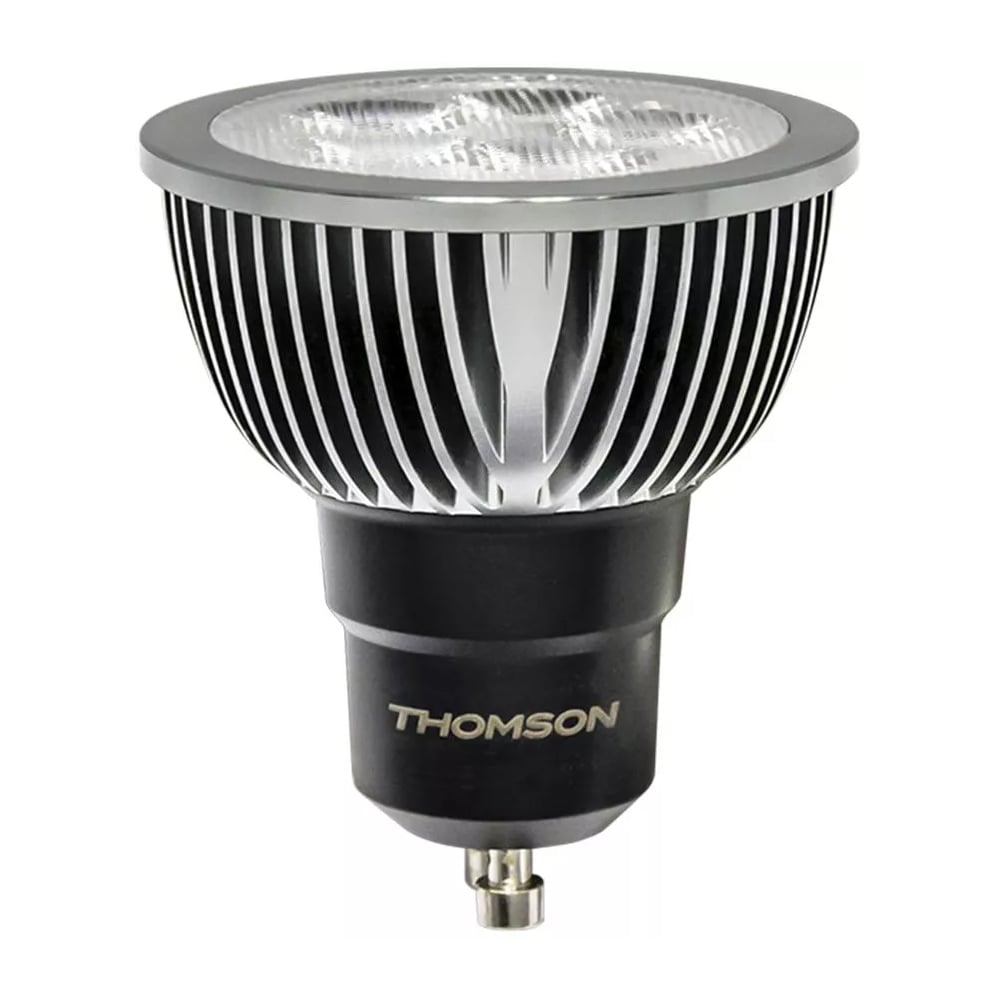 Thomson Gu10 Led Spotlight - First Light Gradable Silver [energy Saving] Class A [3000k] 240v 6.8w 50 [38 Beam Angle Led Light Bulb] Long Lasting 25000 Hours Life [durable Premium-grade Material]