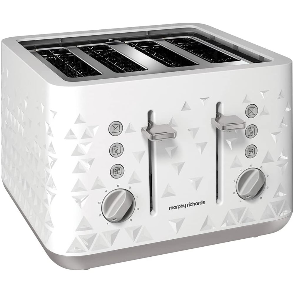 Morphy Richards Prism Four Slice Toaster White, 248110