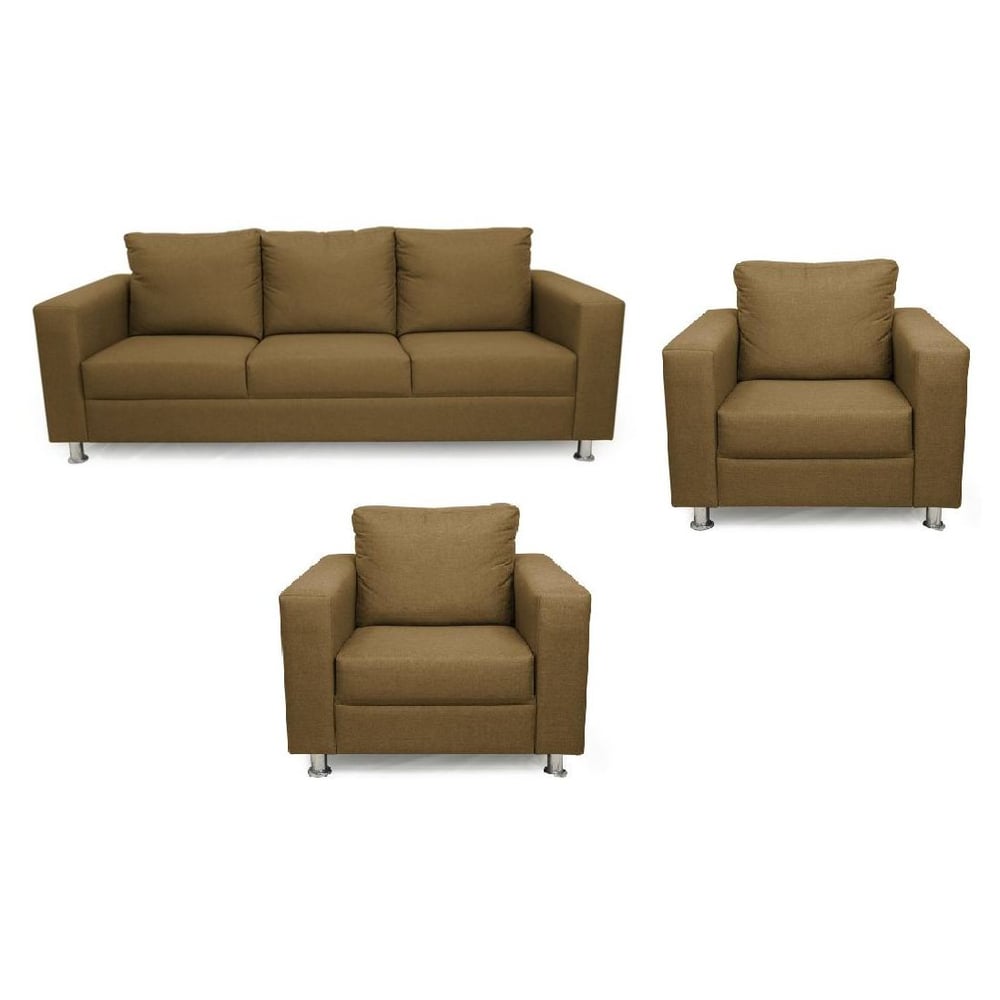 Silentnight Shanghai Sofas 5 - Seater ( 3+1+1 ) in Brown Color