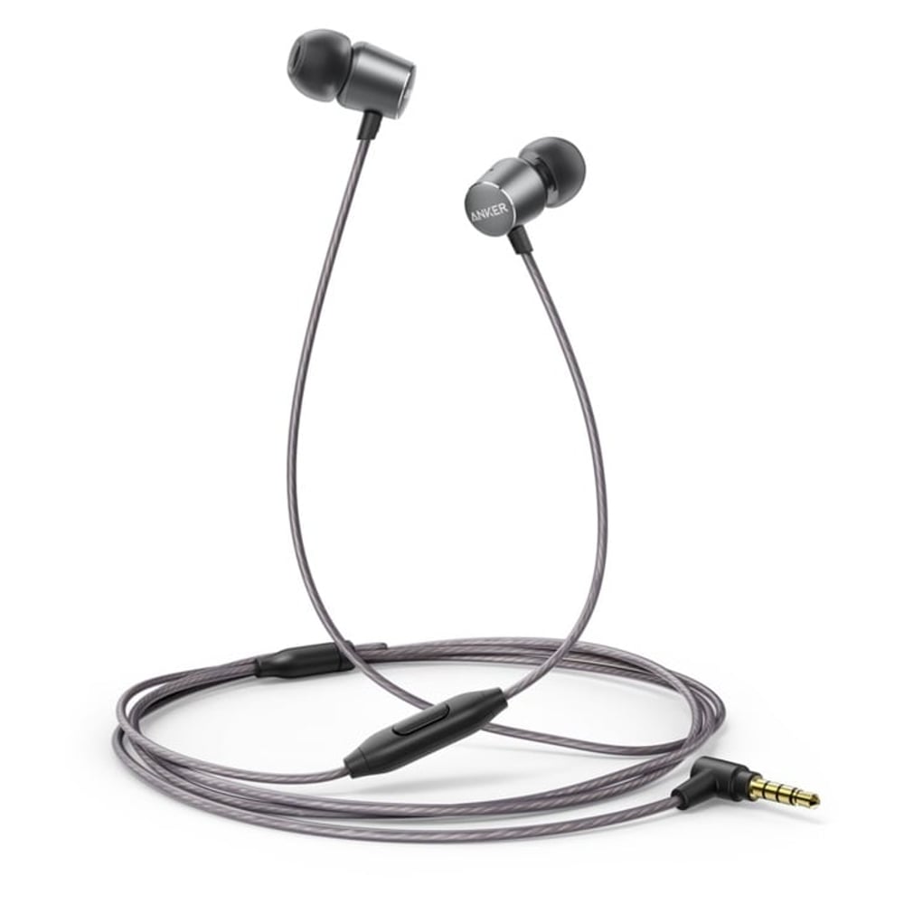 Anker Soundbuds Verve Built-In Microphone In Ear Stereo Wired Headphone Anker Soundbuds Verve Built-In Microphone In Ear Stereo Wired Headphone