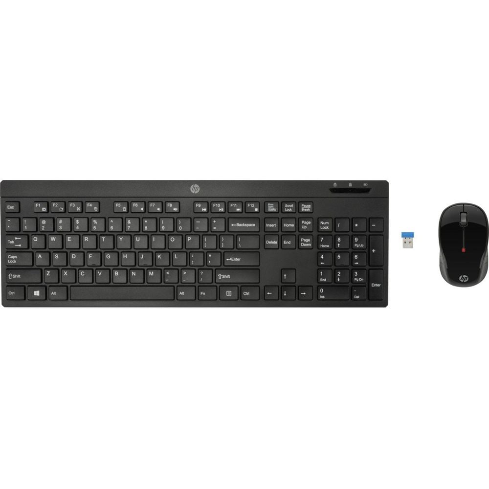 HP 200 Wireless Keyboard and Mouse Black