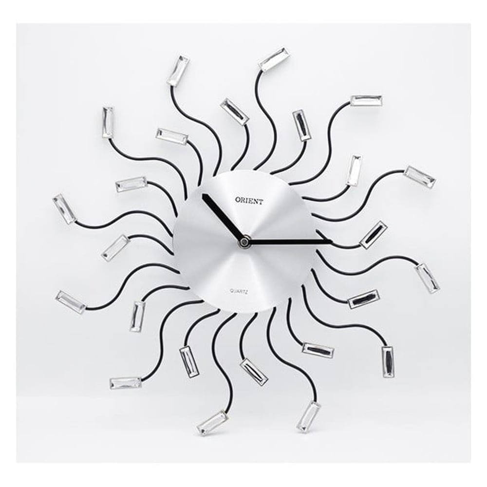 Orient Spider Clock Metal Glass Wall Clock Orient Spider Clock Metal Glass Wall Clock