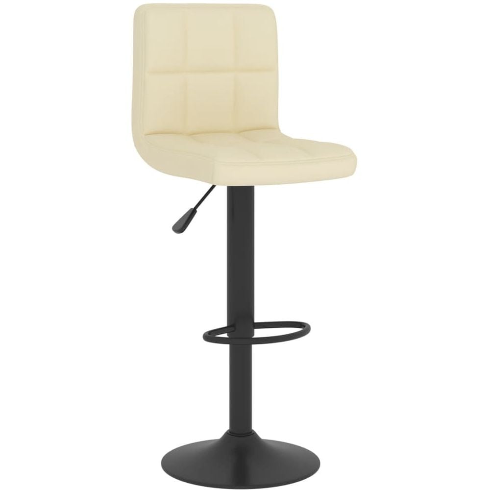 Vidaxl Bar Stool Cream Fabric Vidaxl Bar Stool Cream Fabric