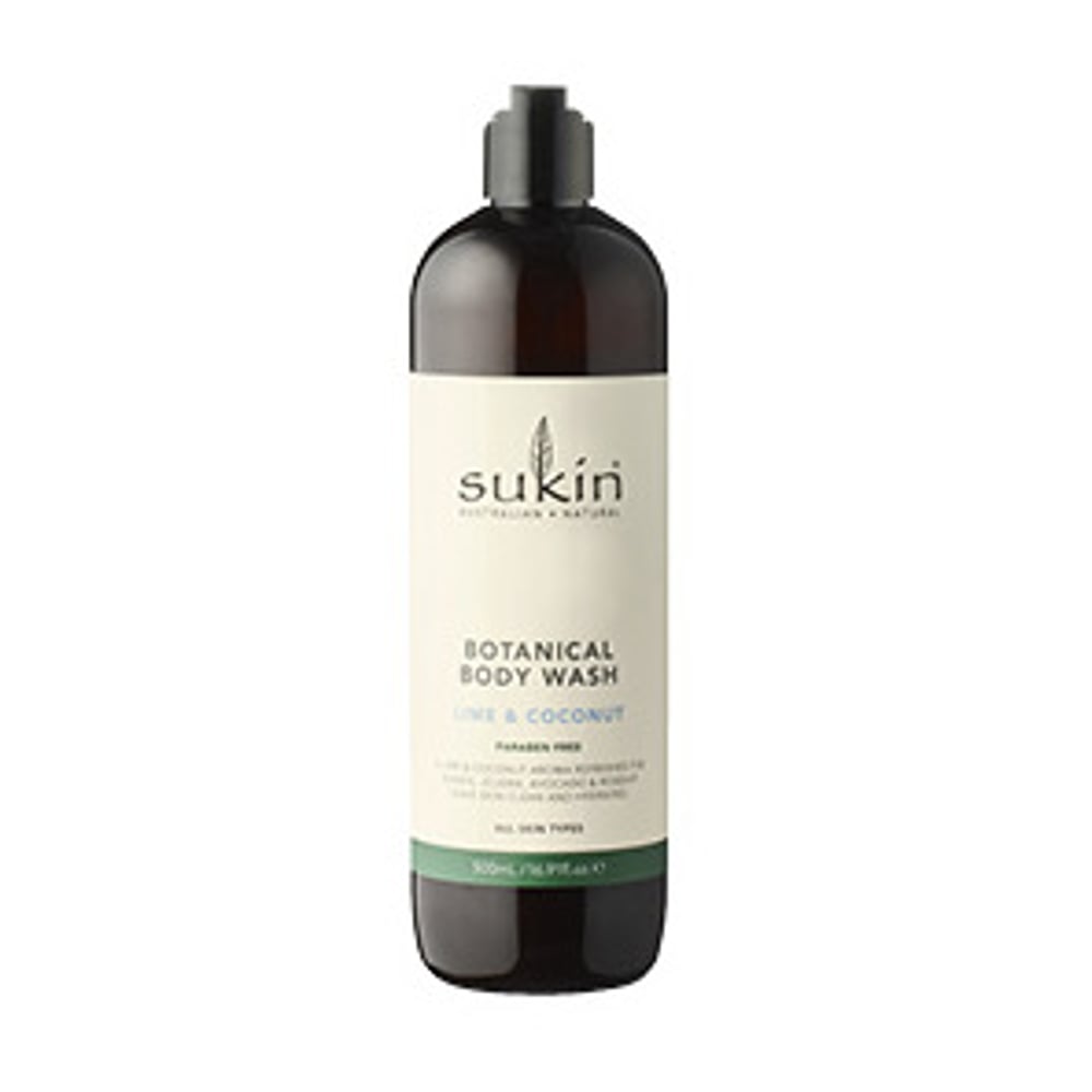 Sukin Botanical Body Wash Lime & Coconut 500ml