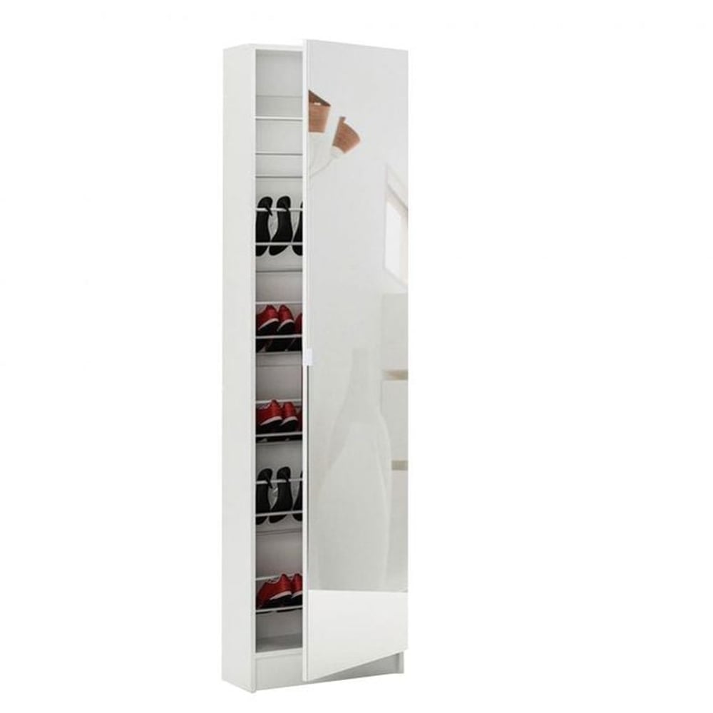 Stylo Shoe Cabinet White