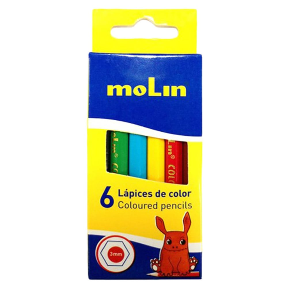 Molin RCP200-06B Colouring Pens Jumbo Box 6