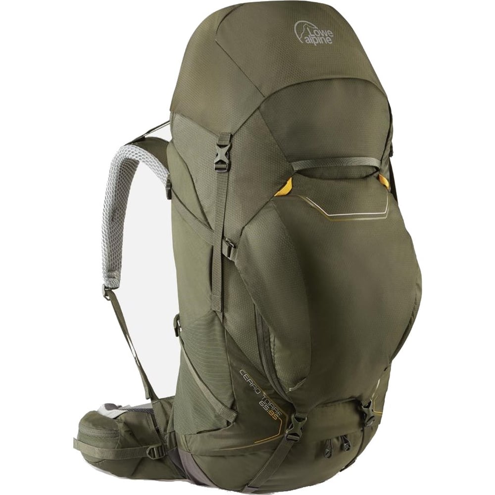 Lowe Alpine Backpacks Cerro Torre, 65:85, Dark Olive