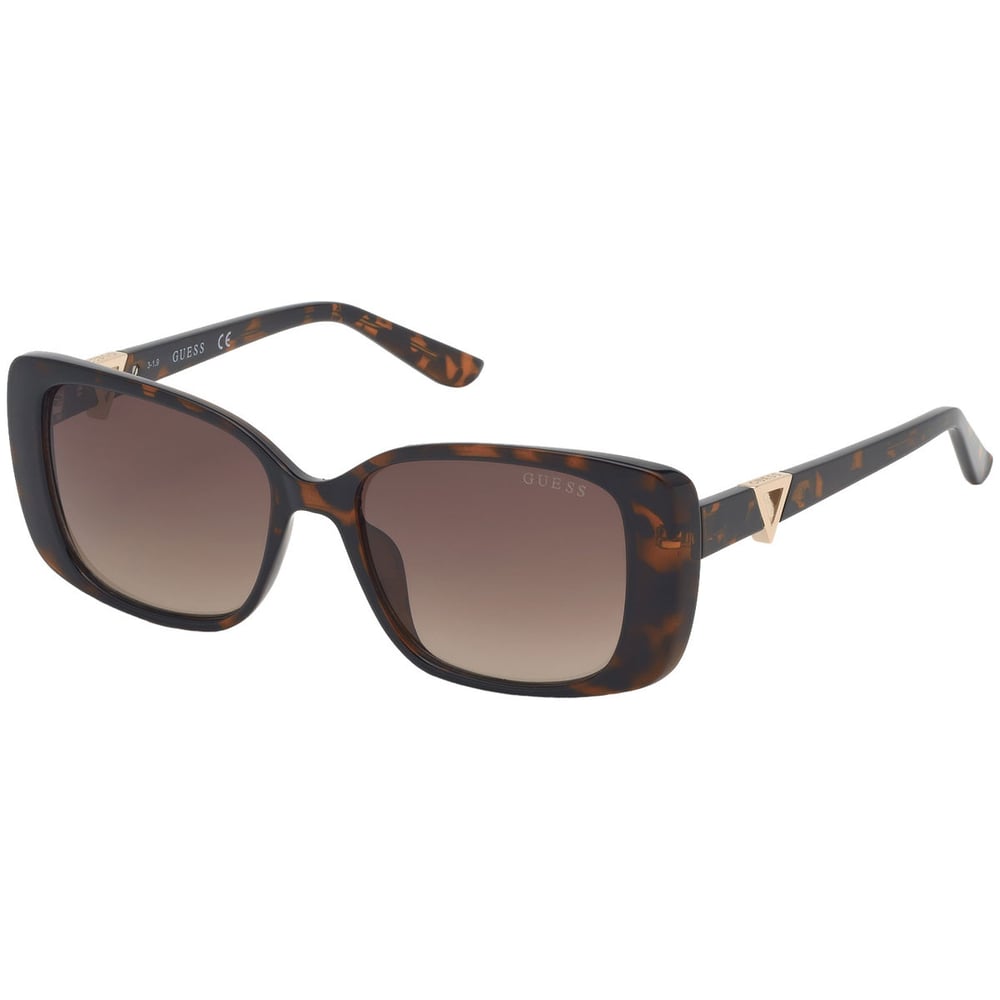 Guess Havana Plastic Non-Polarized Women Sunglasses GU763152F53