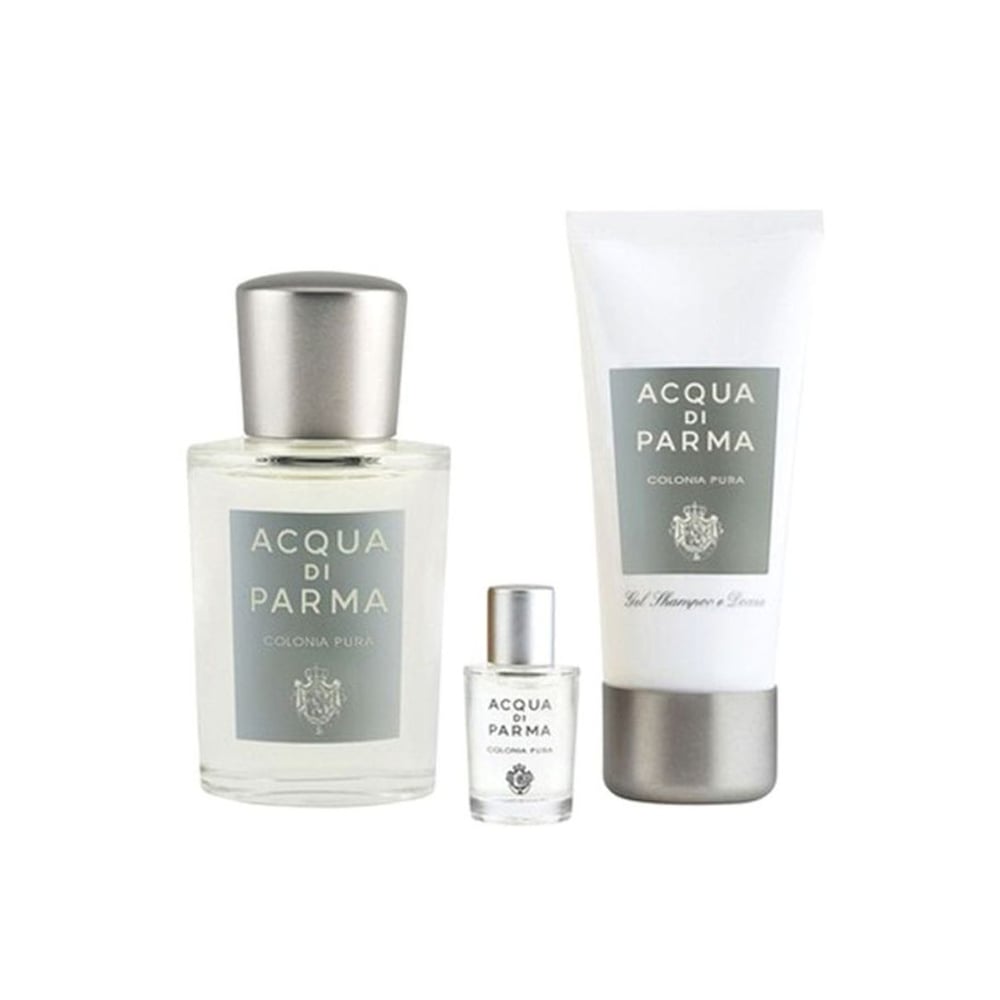 Acqua Di Parma Colonia Pura 3 Pcs Gift Set (EDC 100ml + EDC 5ml + Hair & Shower Gel 50ml) Acqua Di Parma Colonia Pura 3 Pcs Gift Set (EDC 100ml + EDC 5ml + Hair & Shower Gel 50ml)