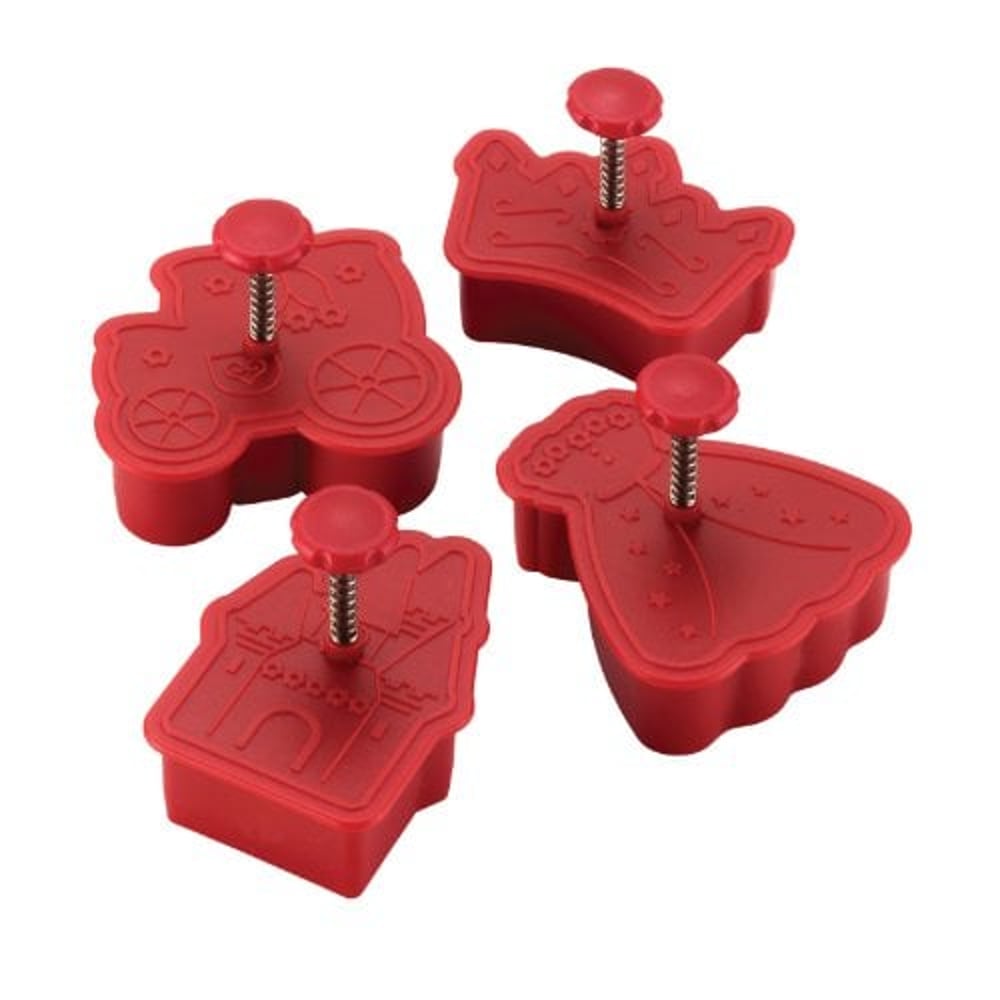 Cake Boss Fondant Press, Stamp Set, Red Cake Boss Fondant Press, Stamp Set, Red