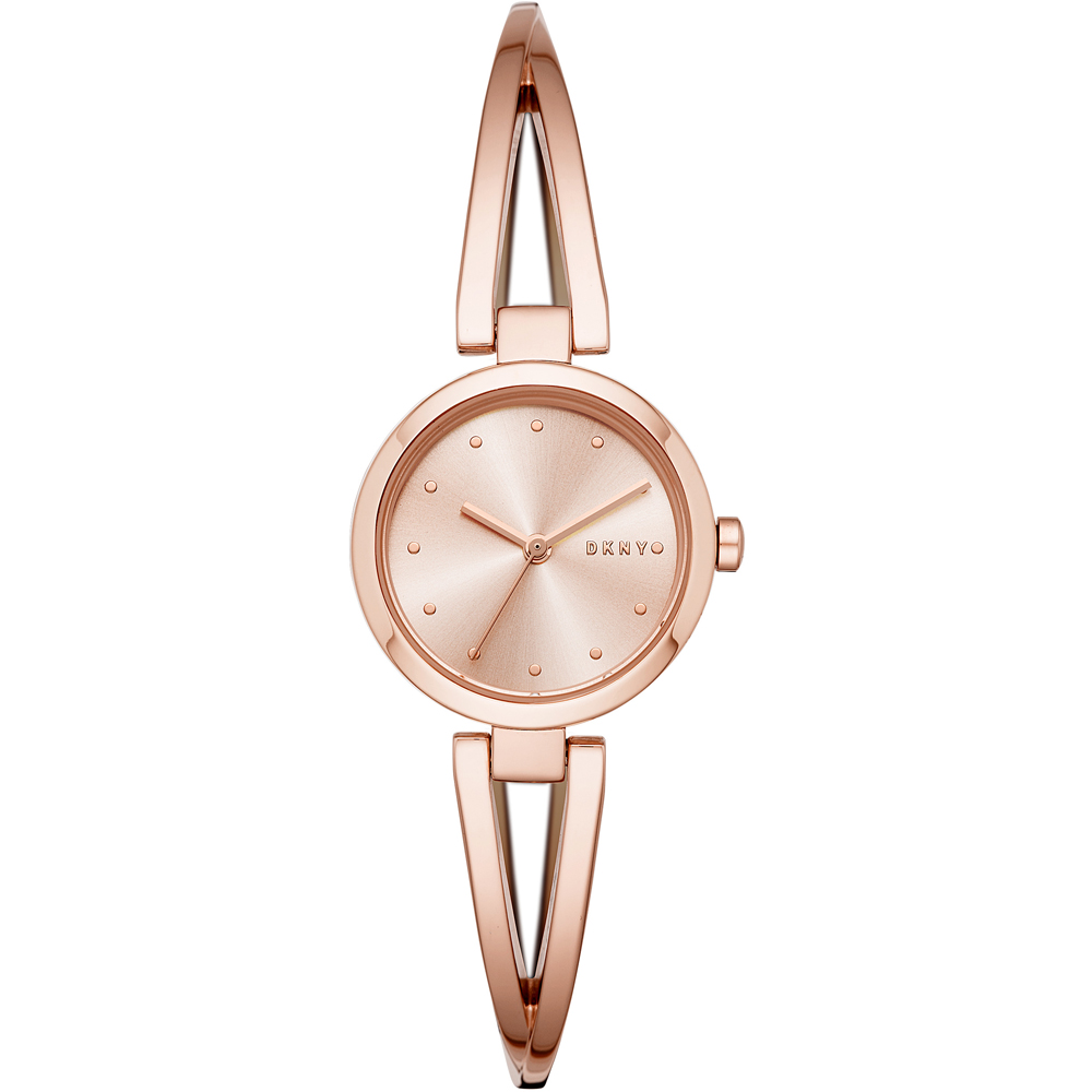 DKNY Crosswalk Rose Gold Stainless Steel Women Watch NY2812