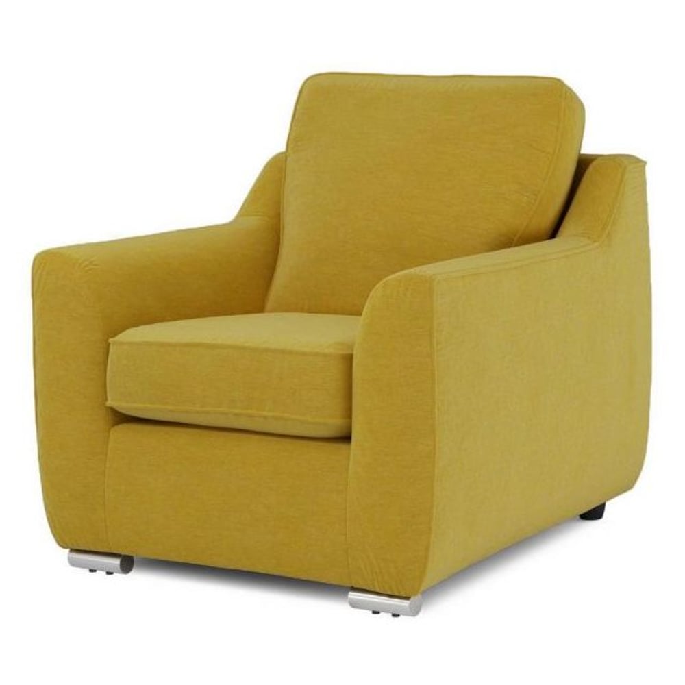 Galaxy Design Bren Single Sofa Goldish Yellow Galaxy Design Bren Single Sofa Goldish Yellow