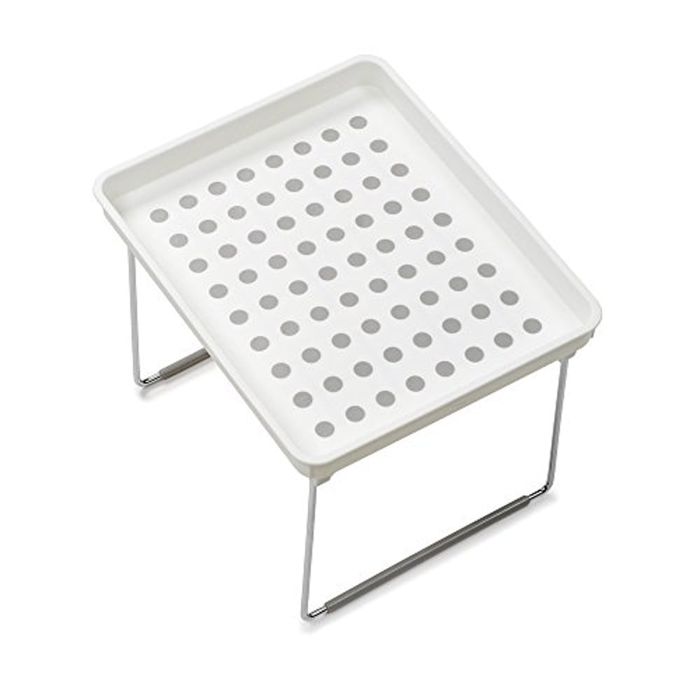 Madesmart Small Stacking Shelf, White
