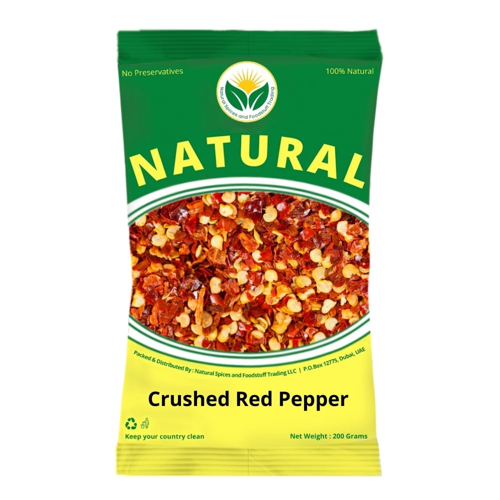 Natural Fresh Chrushed Chilli 1kg