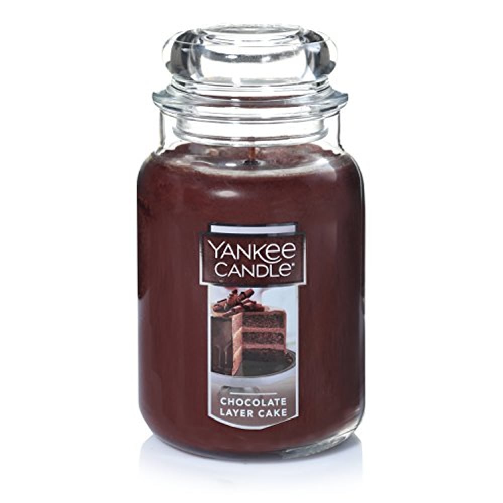 Yankee Candle Chocolate Layer Cake Scented Premium Paraffin Grade Candle Wax With Up To 150 Hour Burn Time, Large Jar
