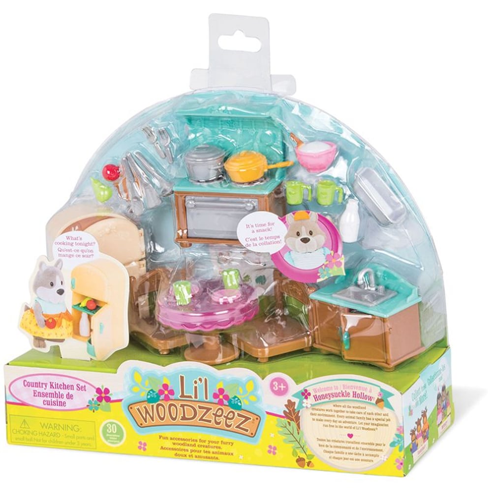 Lil Woodzeez Li'l Woodzeez Country Kitchen Set Lil Woodzeez Li'l Woodzeez Country Kitchen Set