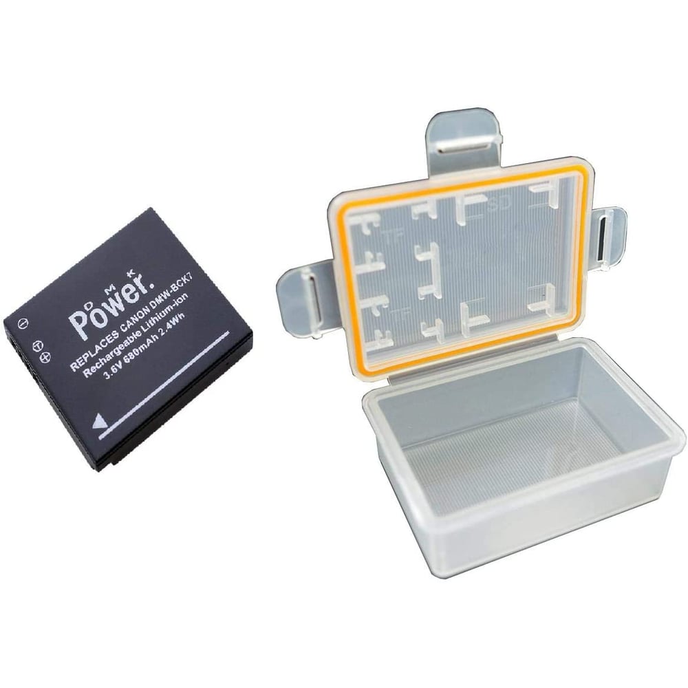 Dmk Dmw-bck7 1 X Battery And 1 X Battery Case For Panasonic Fh2 Fh5 Fp5 Fp7 Fh25 Fh2 Camera Etc