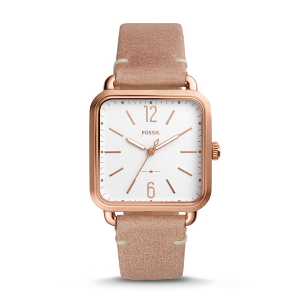 Fossil ES4254 Micah Three-Hand Sand Leather Watch Fossil ES4254 Micah Three-Hand Sand Leather Watch