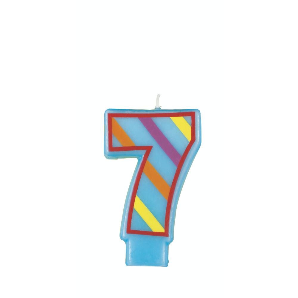 Unique- Numeral Birthday Candle 7