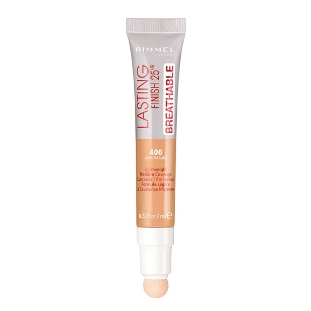 Rimmel London Lasting Finish Breathable Concealer Shade 400 Medium Dark Rimmel London Lasting Finish Breathable Concealer Shade 400 Medium Dark