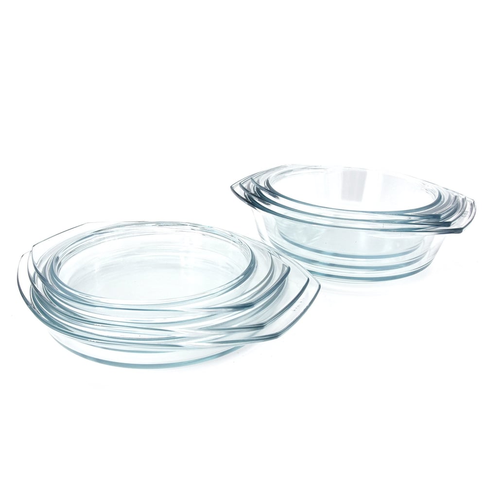 SIMAX Casserole 6pcs Set Transparent SIMAX Casserole 6pcs Set Transparent