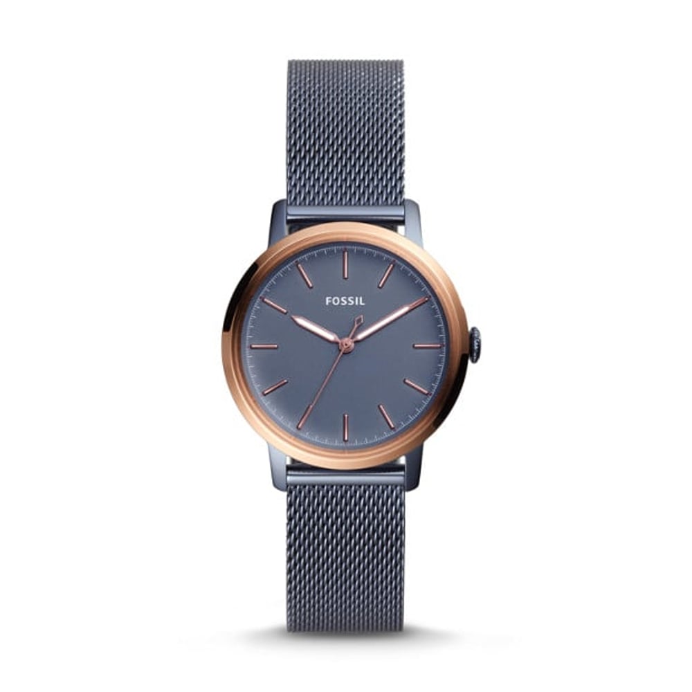 Fossil ES4312 Neely Three-Hand Steel Blue Stainless Steel Watch Fossil ES4312 Neely Three-Hand Steel Blue Stainless Steel Watch