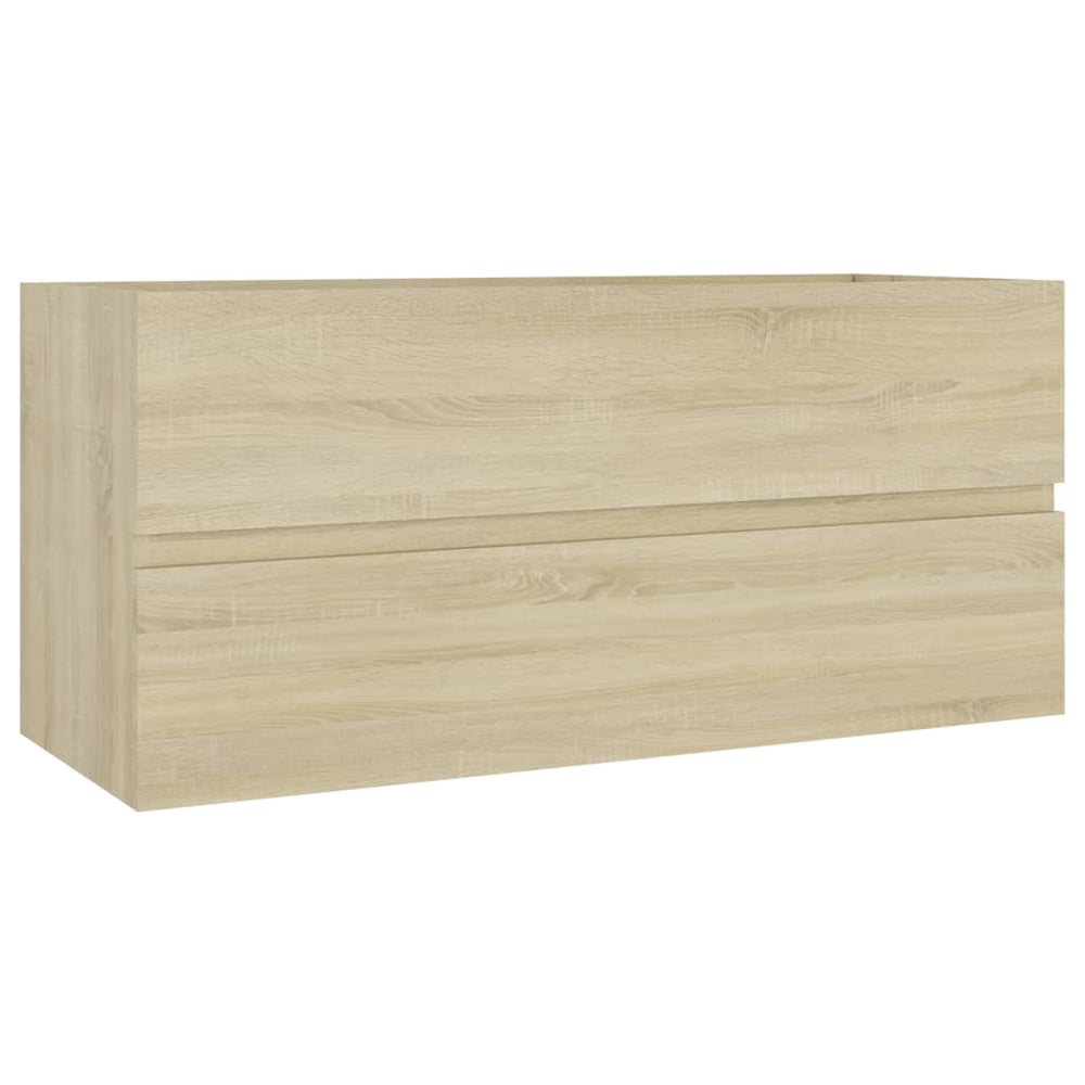 vidaXL Sink Cabinet Sonoma Oak 100x38.5x45 cm Engineered Wood vidaXL Sink Cabinet Sonoma Oak 100x38.5x45 cm Engineered Wood