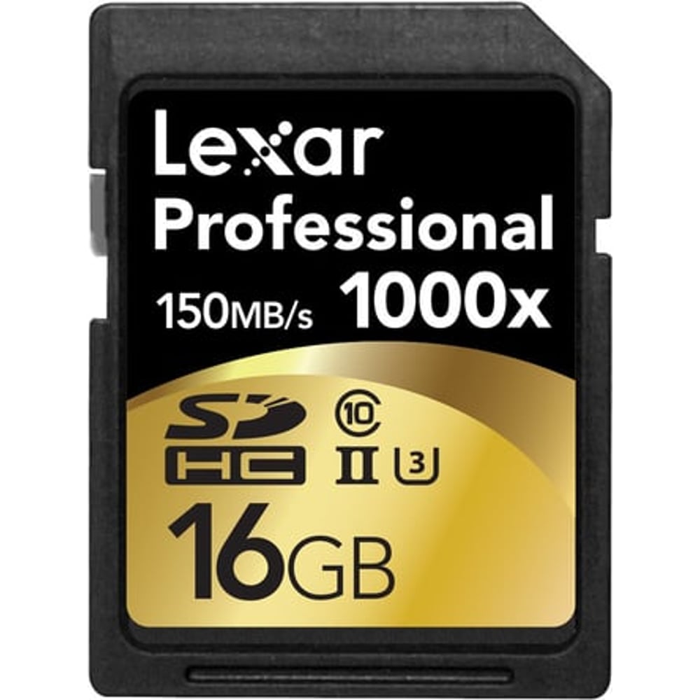 Lexar LSD16GCRBEU1000 Professional 1000x UHS-II SDHC Card 16GB