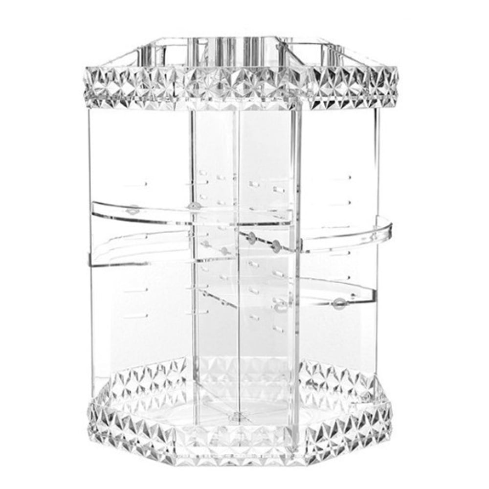 Class Makeup Organizer 360 Degree Rotating Adjustable Cosmetics Storage Class Makeup Organizer 360 Degree Rotating Adjustable Cosmetics Storage