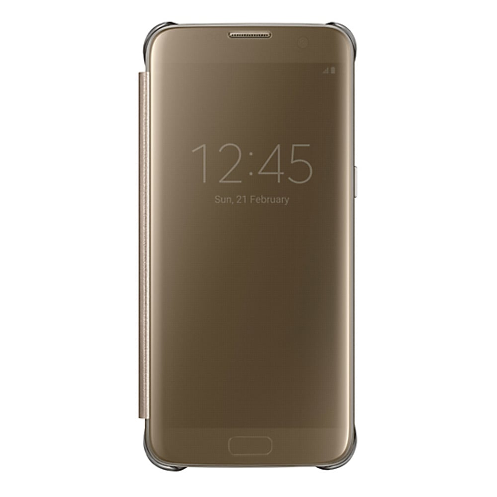Samsung Clear View Cover Gold For Galaxy S7 EF-ZG930CFEGAE
