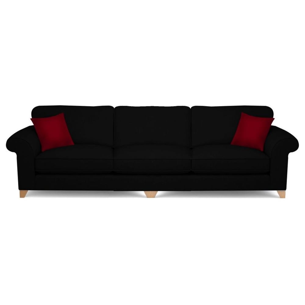 Galaxy Design Angelic 3 Seater Sofa Black