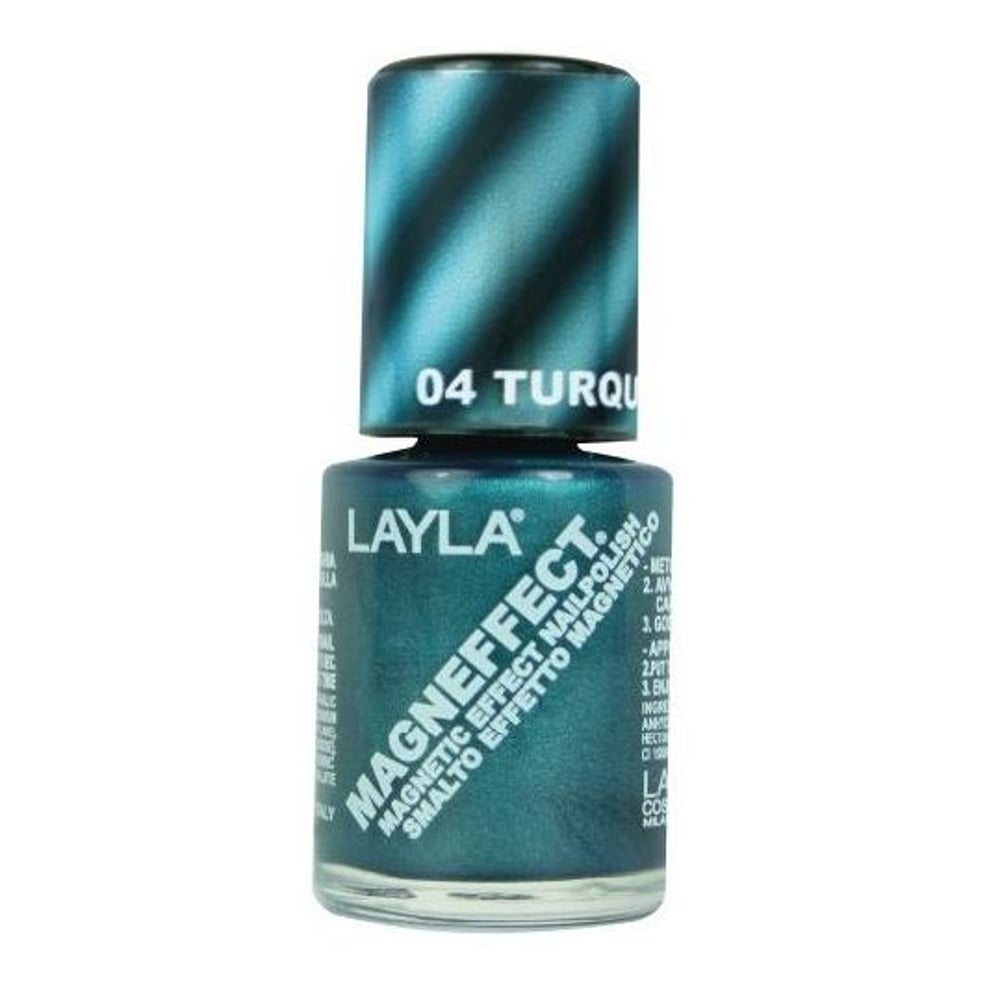 Layla Magneffect Nail Polish Turquoise Wave 004