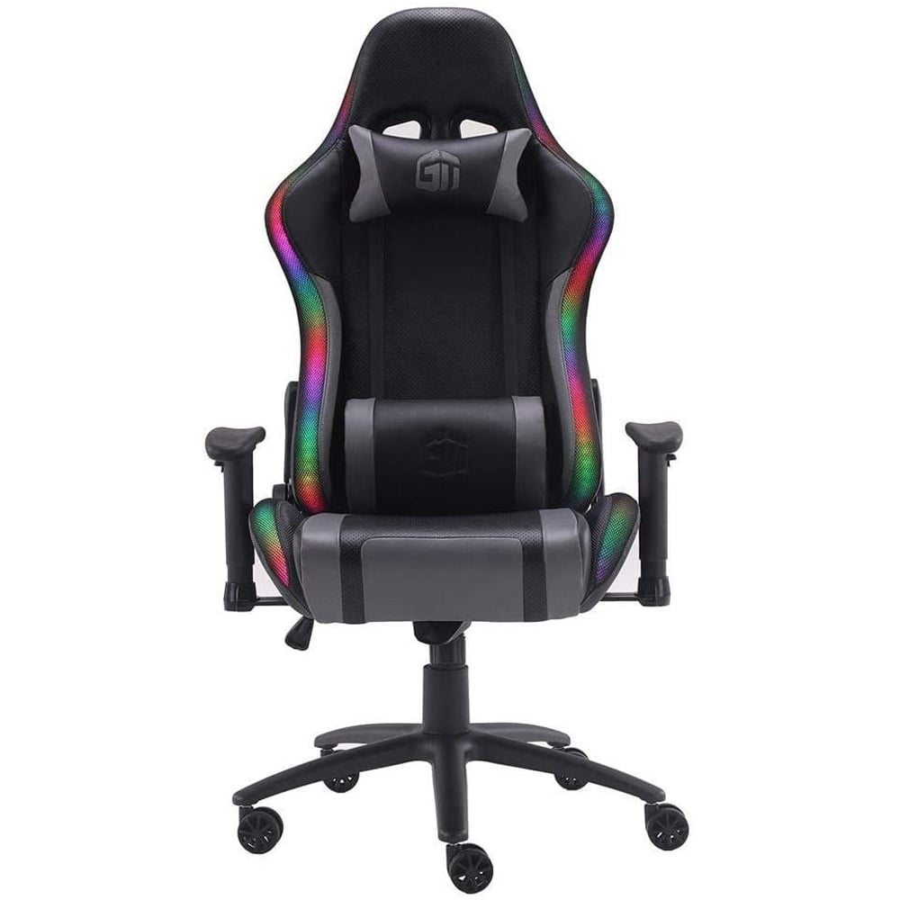 Arozzi Gamertek Lightning RGB Gaming Chair, Grey & Black (PS4)