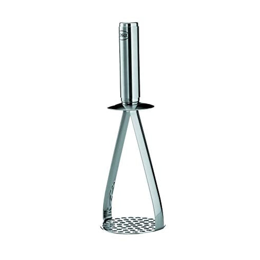 Rösle R Sle Stainless Steel Round And Flat Potato Masher, 10.24-Inch