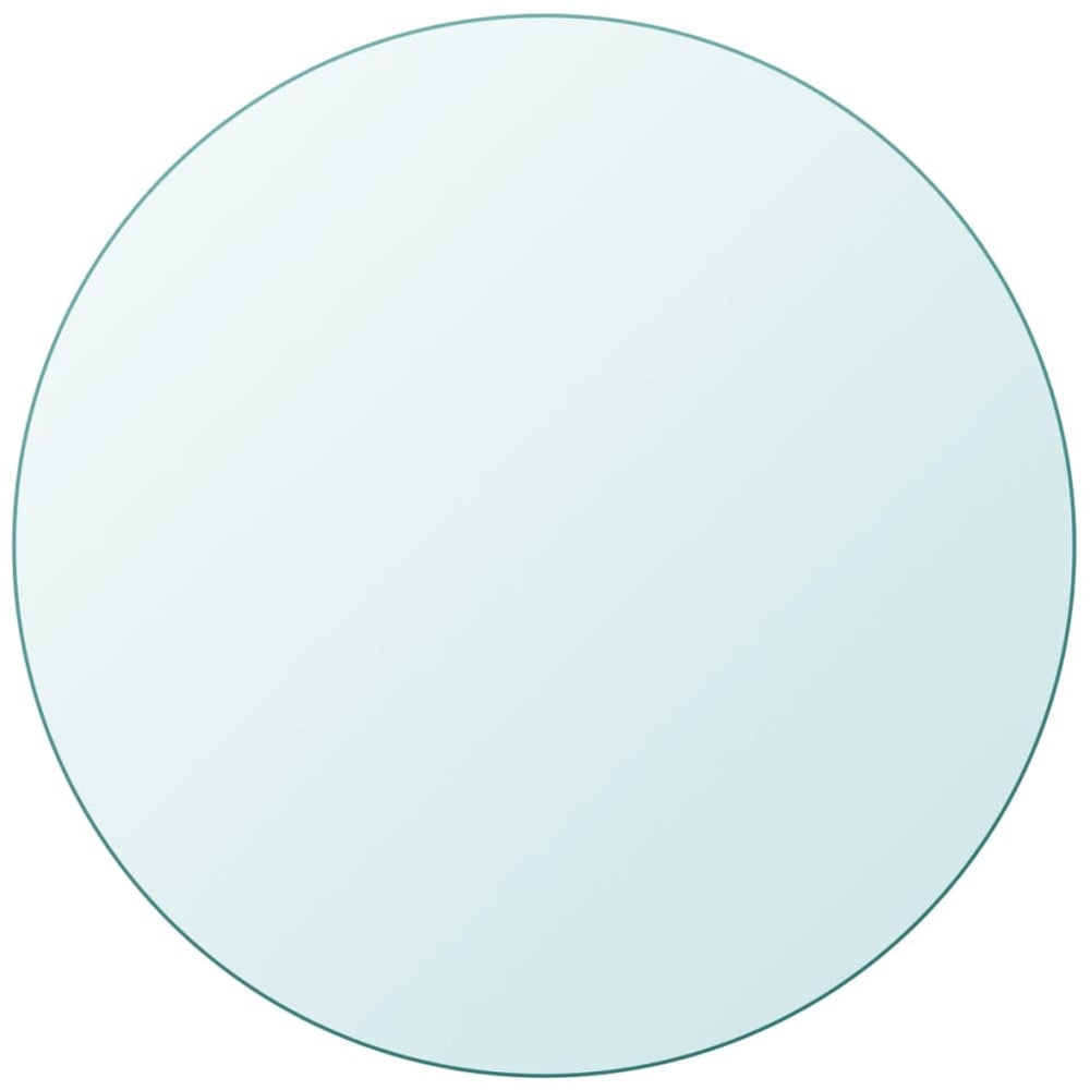 vidaXL Table Top Tempered Glass Round 800 mm vidaXL Table Top Tempered Glass Round 800 mm