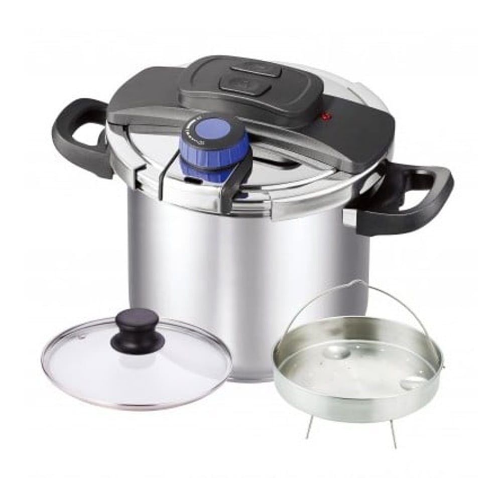 Fuma Stainless Steel 3in1 Pressure Cooker Silver 7L