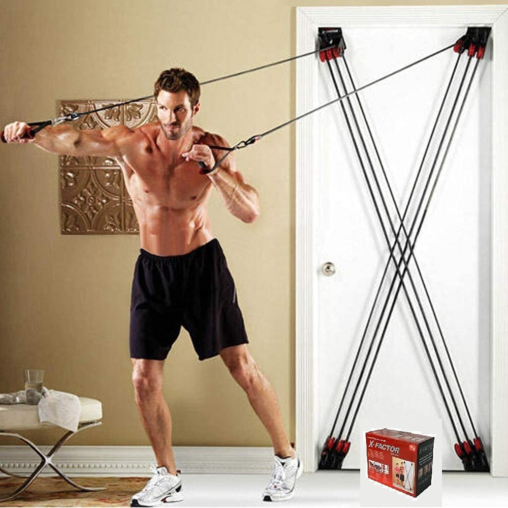 ULTIMAX DoorGym, Bodyweight Resistance Training Straps, Gym Equipment for Home with Fitness Guide, Fitness Door Trainer Tension Trainer for Exercise and Resistance Bands, Stronger Body ULTIMAX DoorGym, Bodyweight Resistance Training Straps, Gym Equipment for Home with Fitness Guide, Fitness Door Trainer Tension Trainer for Exercise and Resistance Bands, Stronger Body