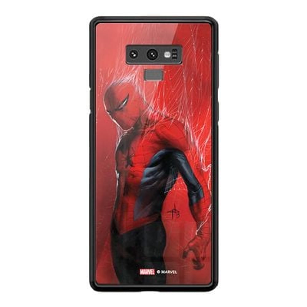 غطاء مارفيل Webbed Spiderman لهاتف سامسونج Note 9