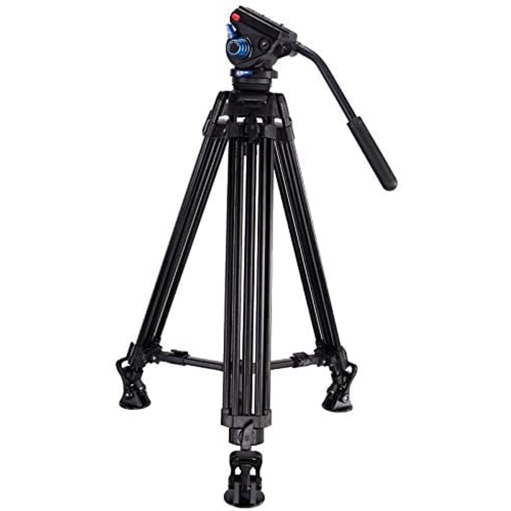 Leofoto Vt-20 Tall Video Tripod +lf-75 75mm Fluid Drag Head Manfrotto Compatible 75 Bowl