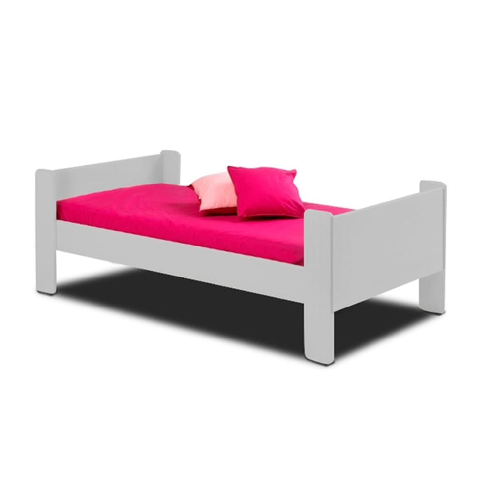 Wooden Base Single Bed Single Bed With Mattress Grey Wooden Base Single Bed Single Bed With Mattress Grey