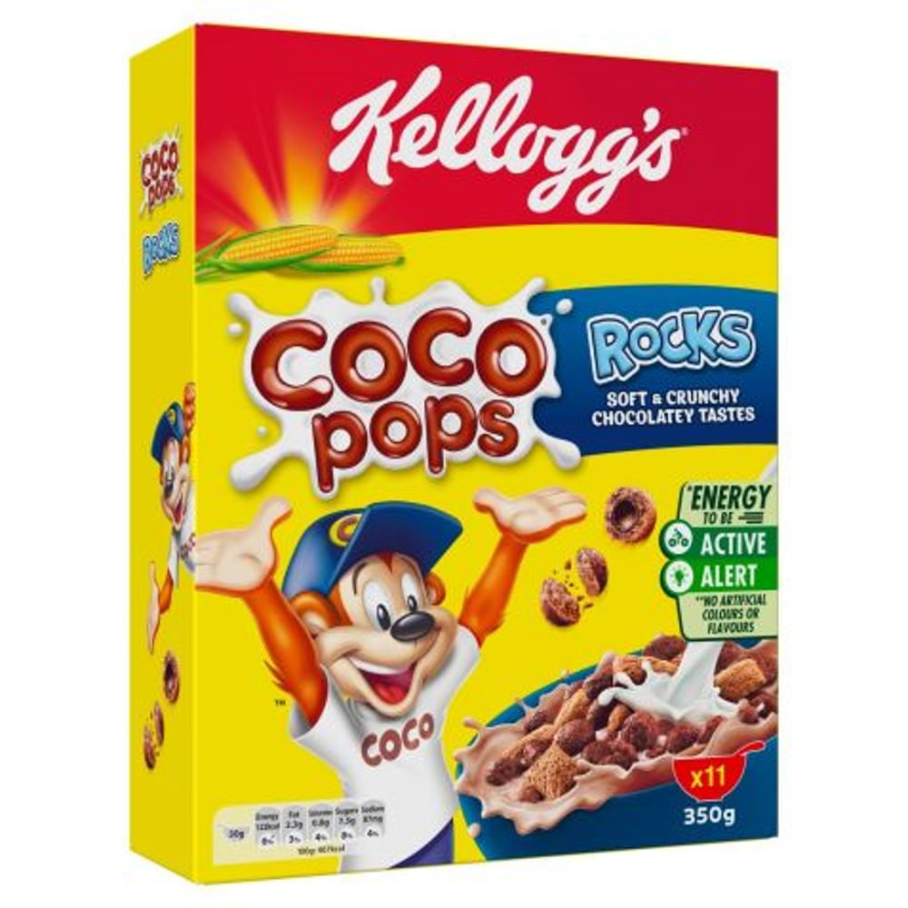 Kellogg's Coco Pops Rocks 350gm Kellogg's Coco Pops Rocks 350gm