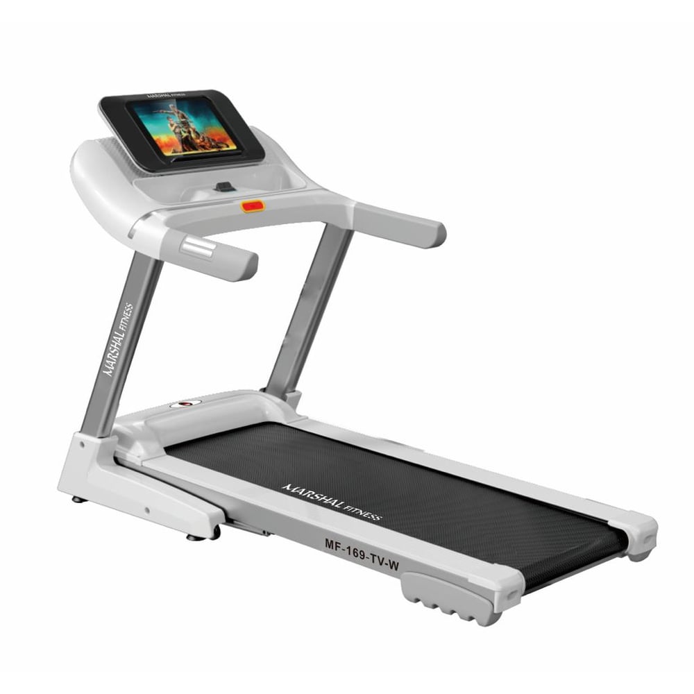 Marshal Fitness Home Use Best Tv Treadmill 3.5 Dc-hp Motor - Max User 100kg | Mf-169-tv Marshal Fitness Home Use Best Tv Treadmill 3.5 Dc-hp Motor - Max User 100kg | Mf-169-tv