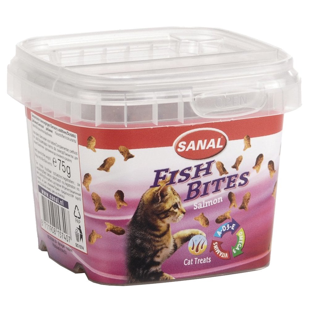 Sanal Cat Fish Bites Cup 75G Sanal Cat Fish Bites Cup 75G