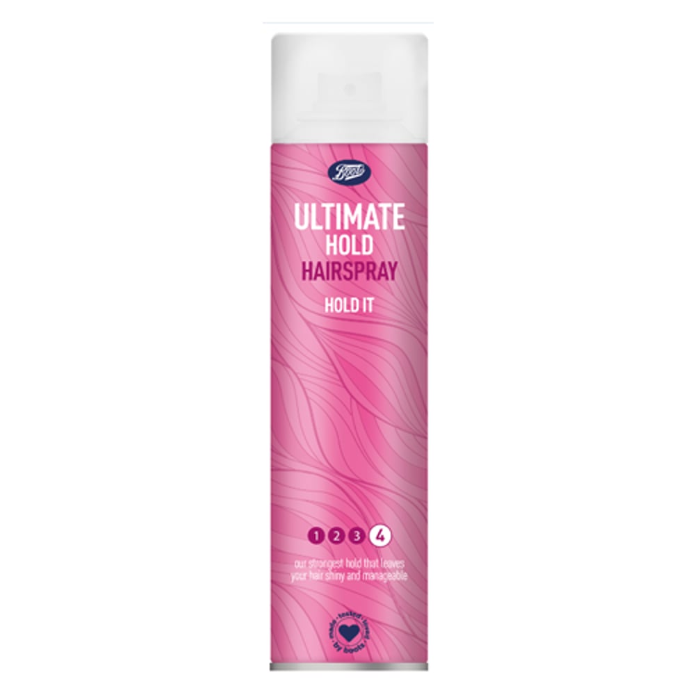 Boots Ultimate Hold Hairspray Hold It No.4 300ml Boots Ultimate Hold Hairspray Hold It No.4 300ml