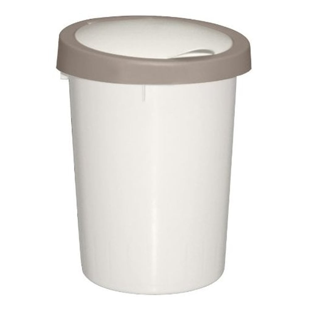 Curver Mistral Flat Trash Bin 18L Offwhite